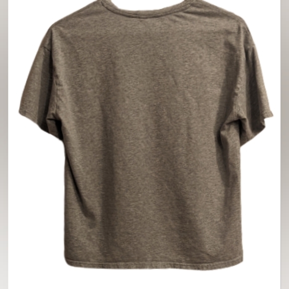 EUC SHEIN grey Def Leppard graphic short sleeve T shirt leopard and def leppard - Picture 3 of 10